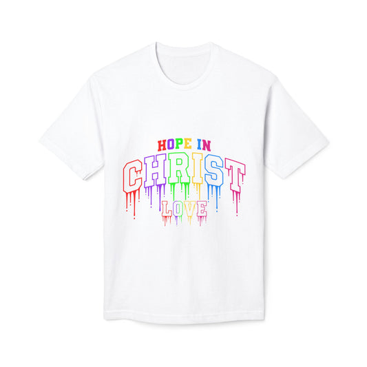 Hope in Christ Rainbow Drip T-Shirt