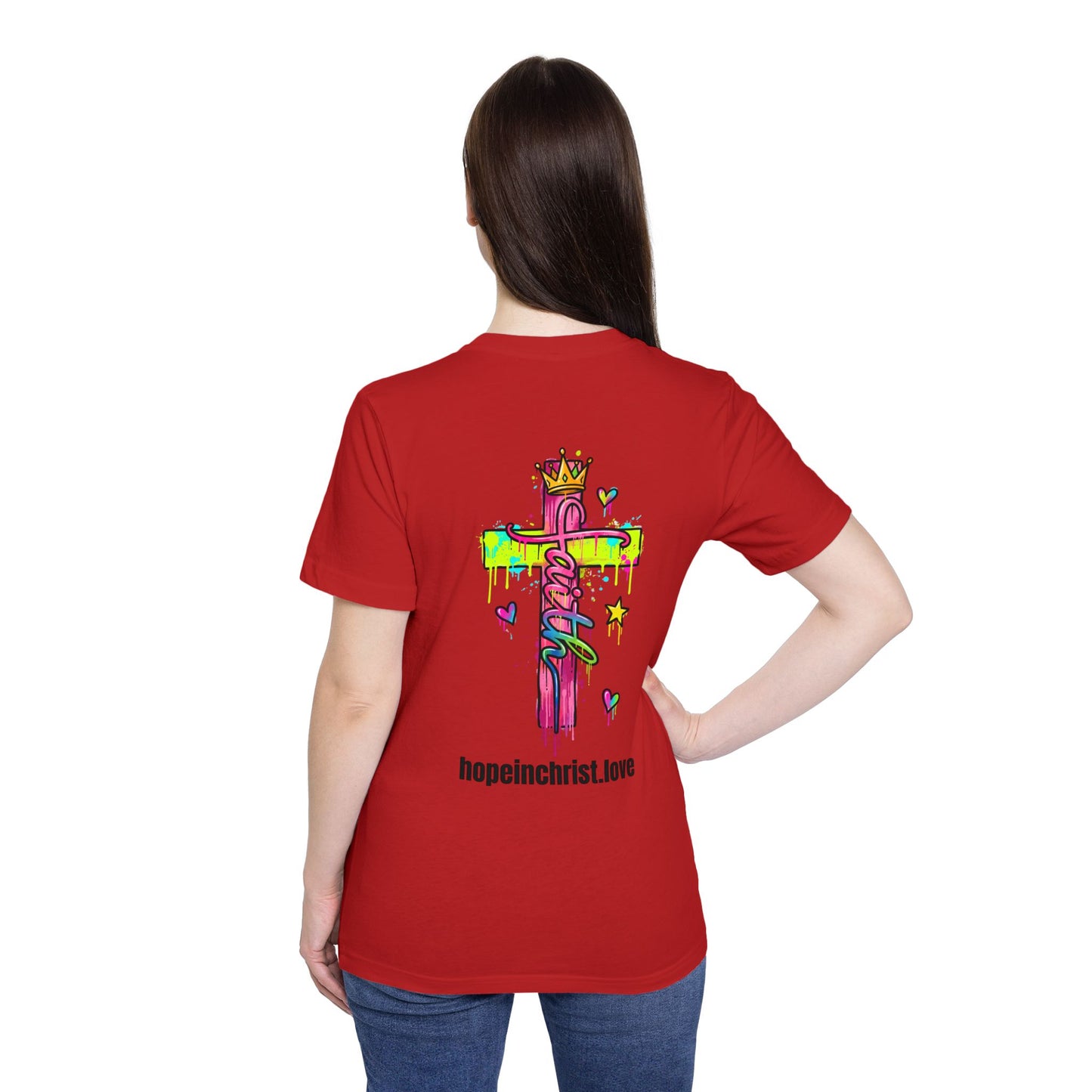 God Never Leaves You T‑Shirt — Hebrews 13:5 Inspirational Christian Tee
