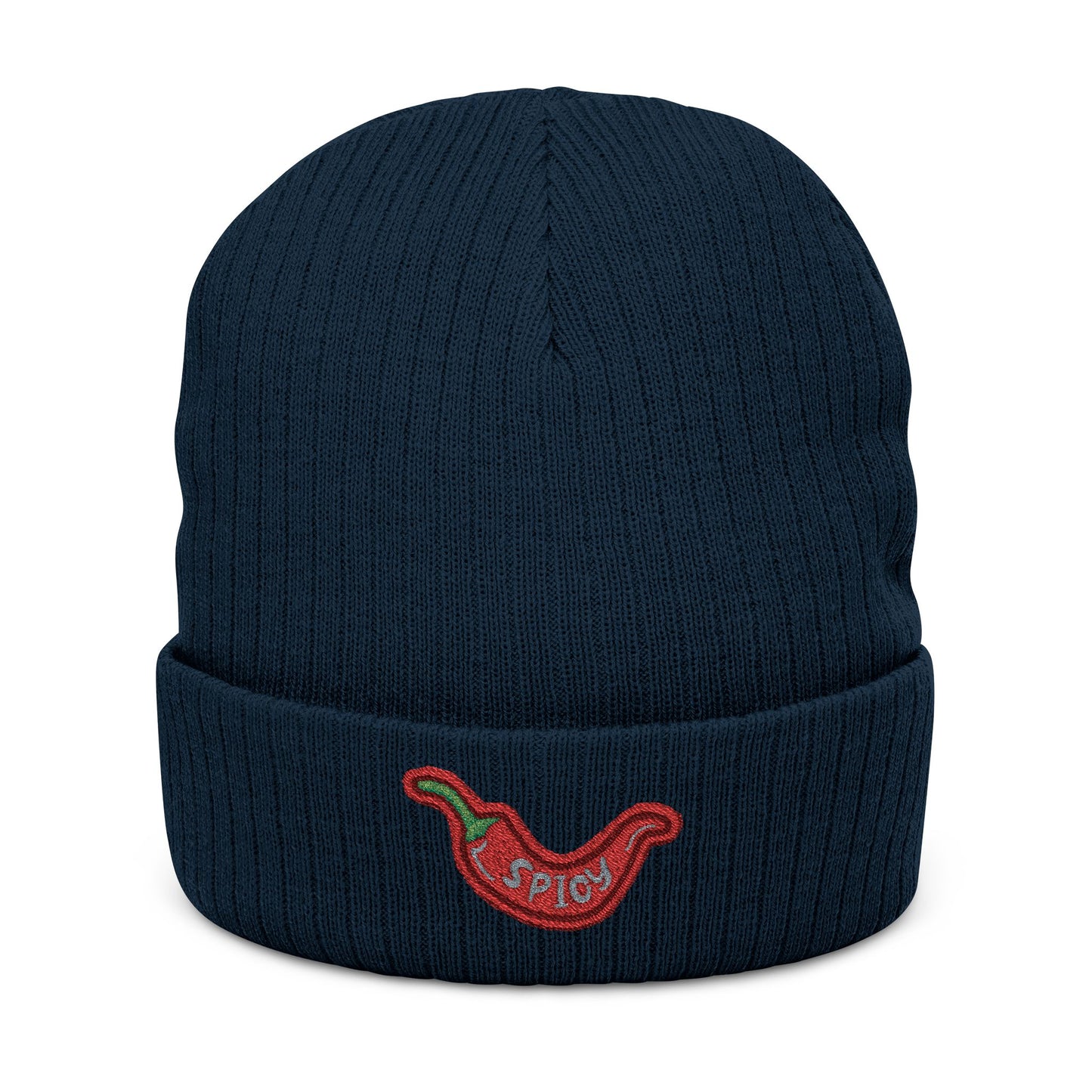 Ribbed Knit Beanie (Embroidery)