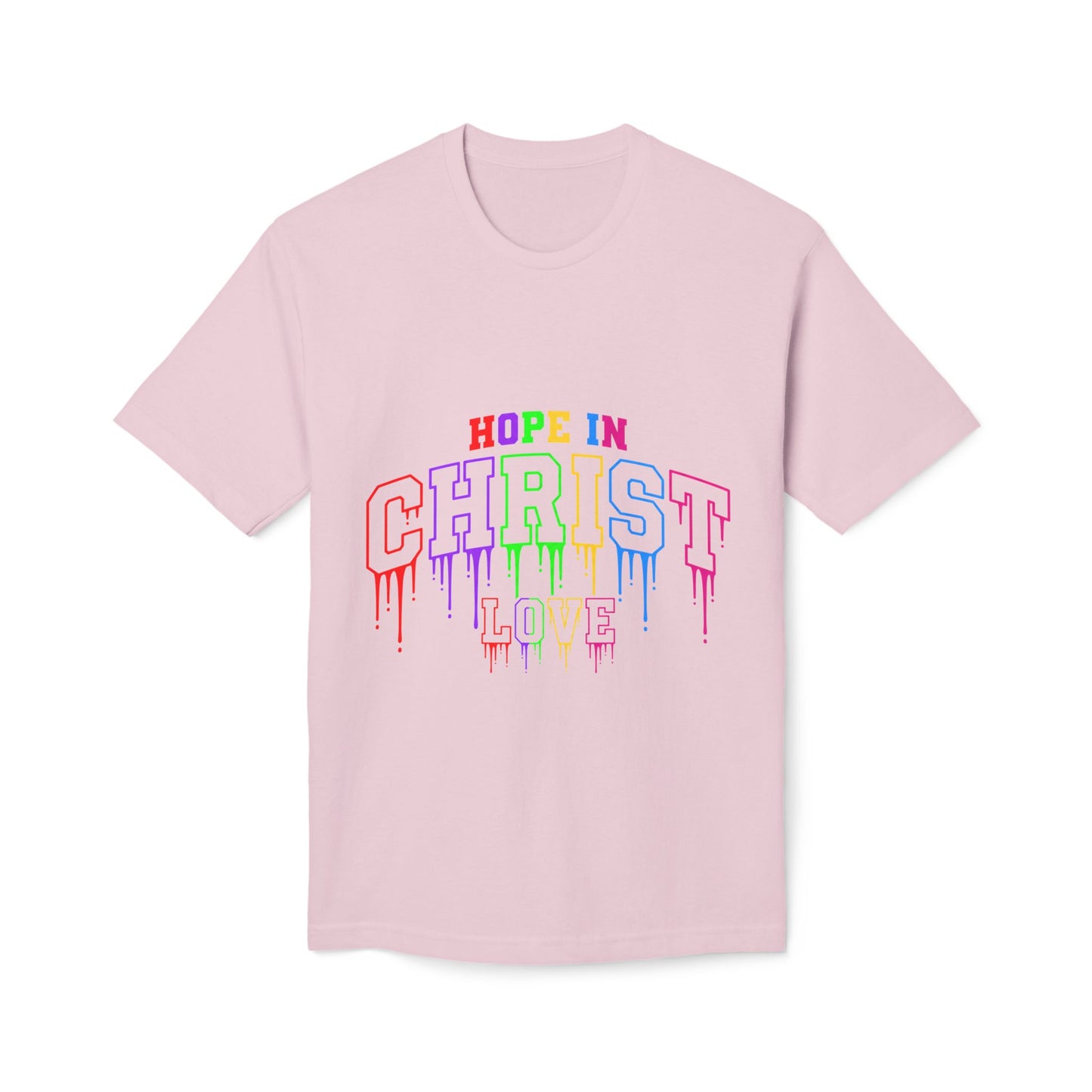 Hope in Christ Rainbow Drip T-Shirt