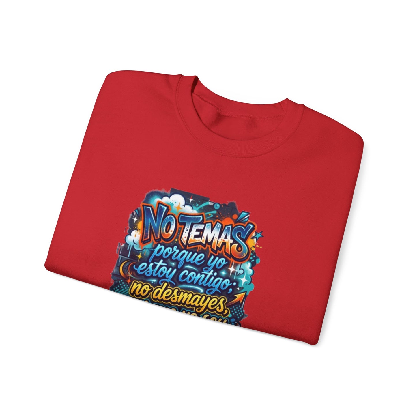 Sweatshirt — "No temas" Spanish Faith Crewneck (Isaías 41:10)