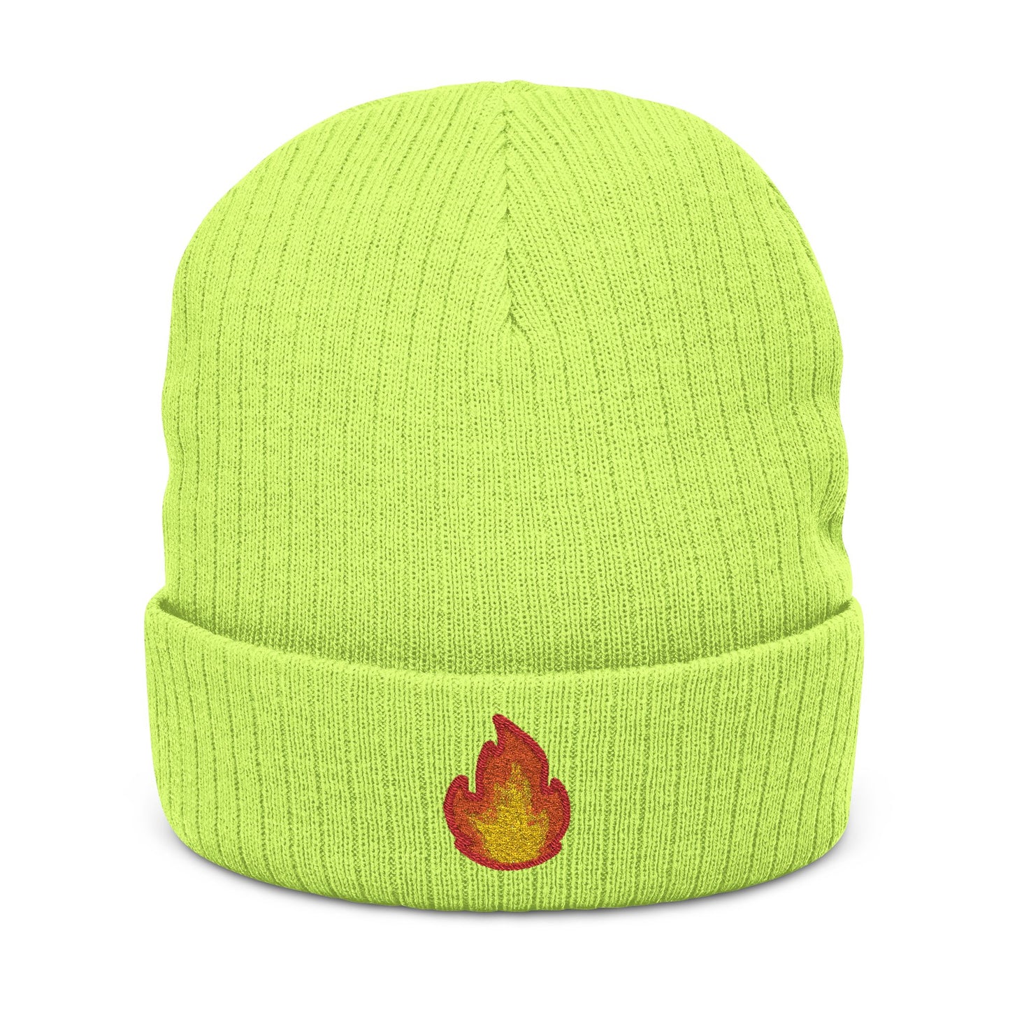 Ribbed Knit Beanie (Embroidery)