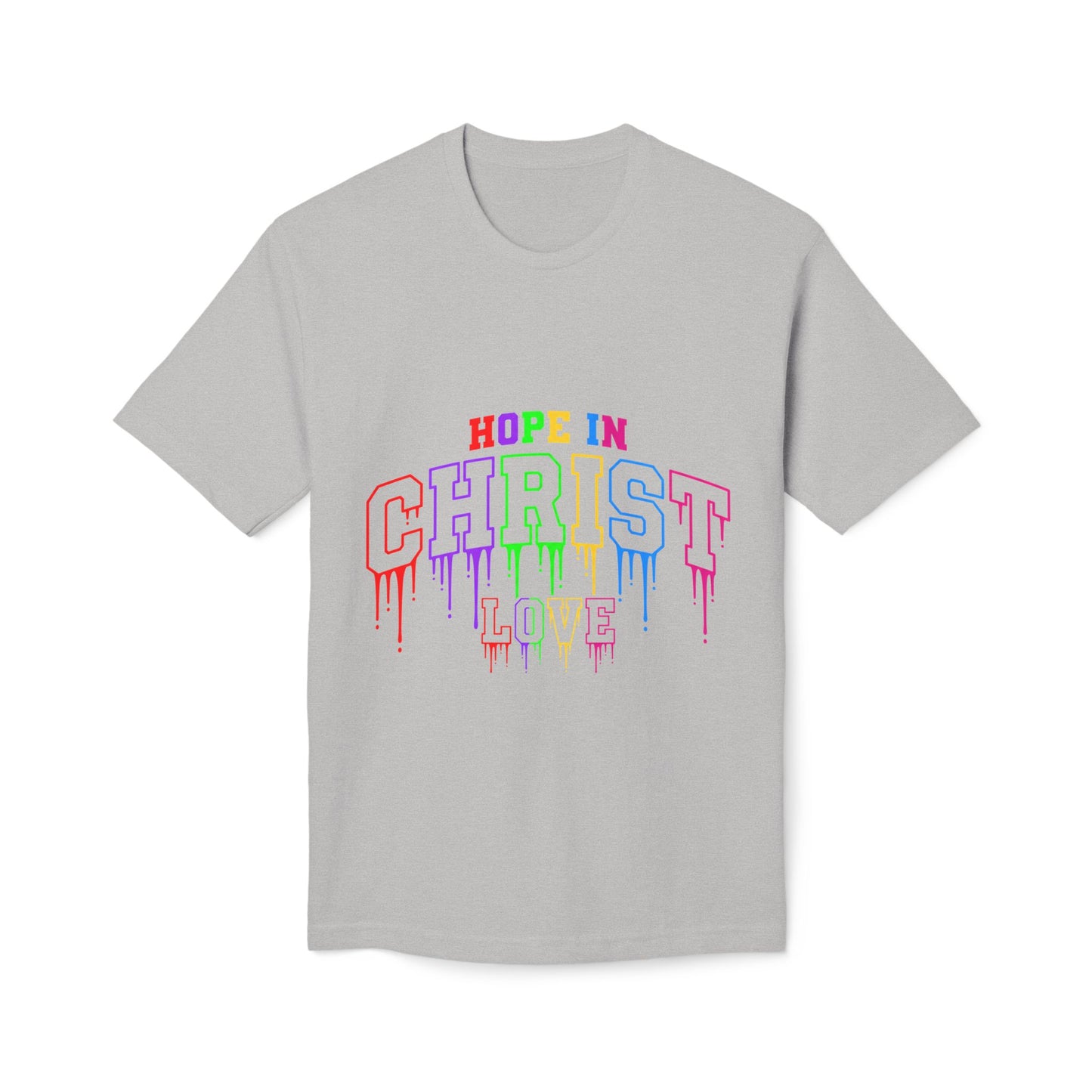 Hope in Christ Rainbow Drip T-Shirt