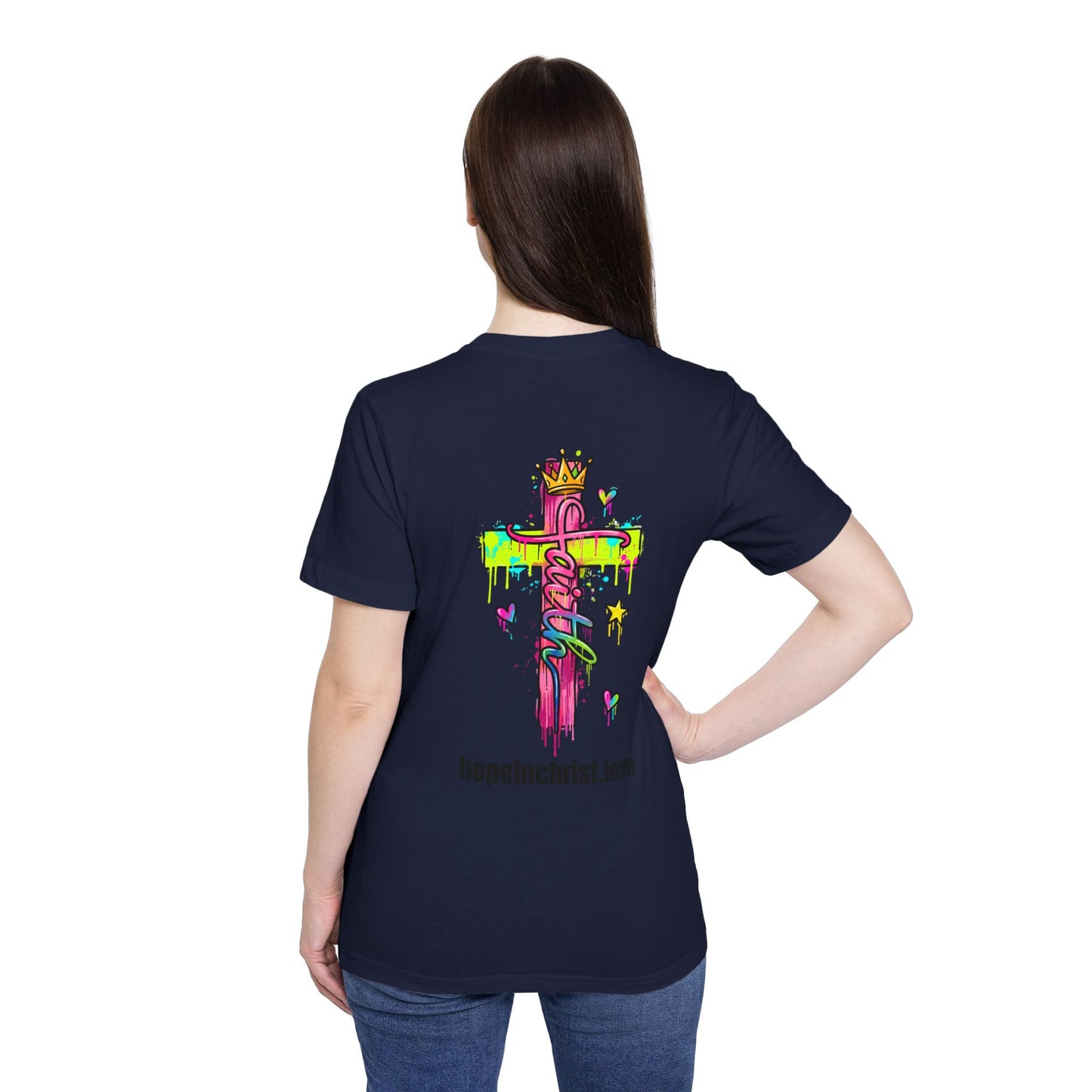 God Never Leaves You T‑Shirt — Hebrews 13:5 Inspirational Christian Tee