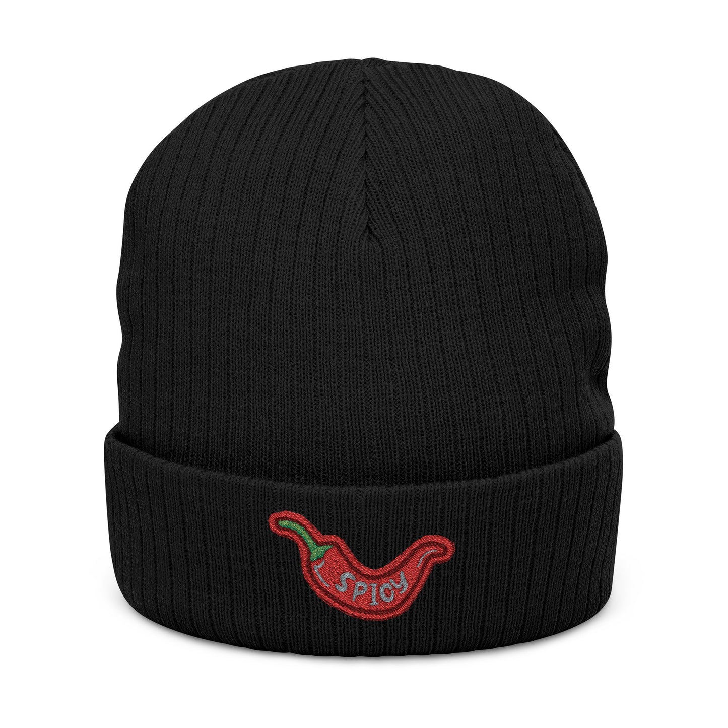 Ribbed Knit Beanie (Embroidery)