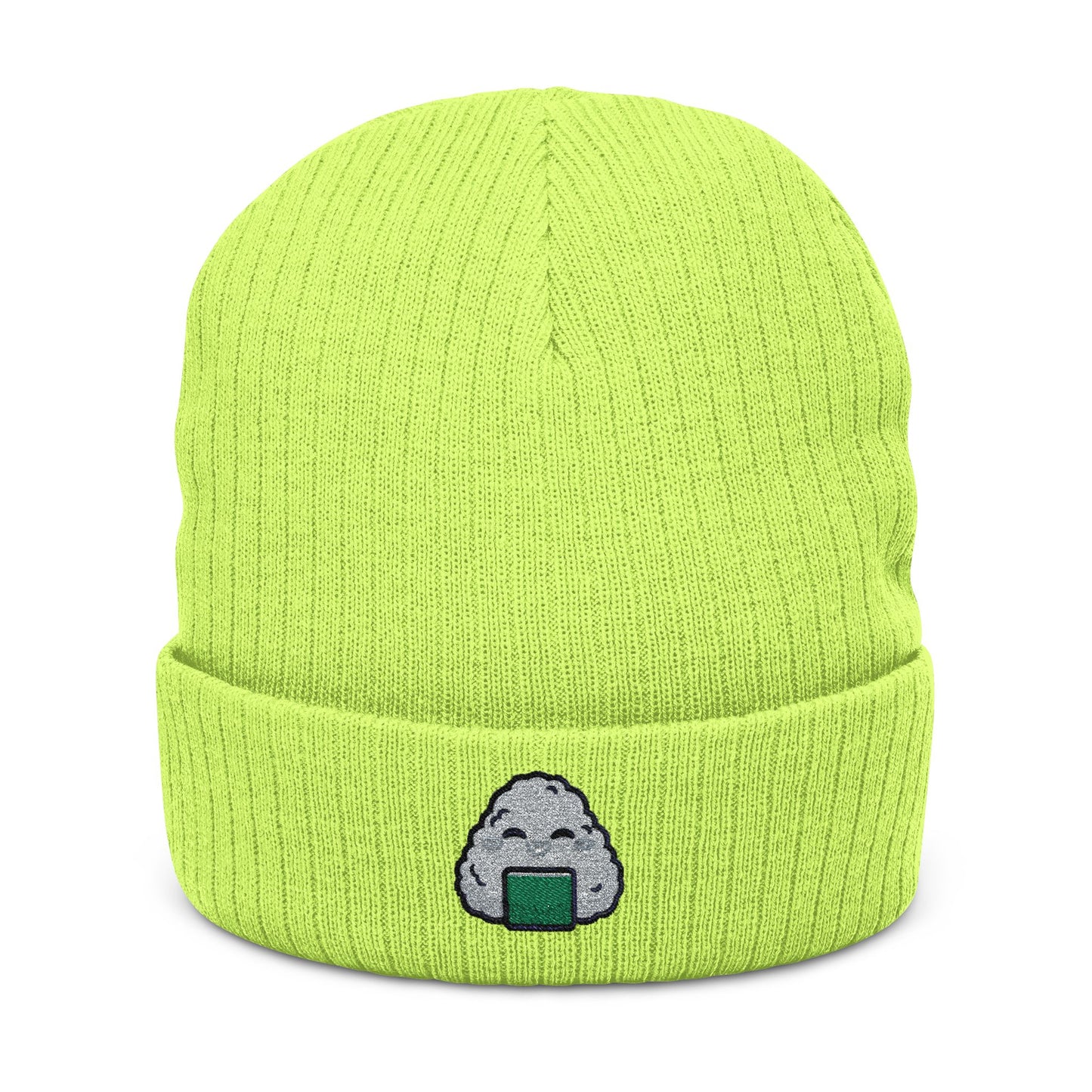 Ribbed Knit Beanie (Embroidery)