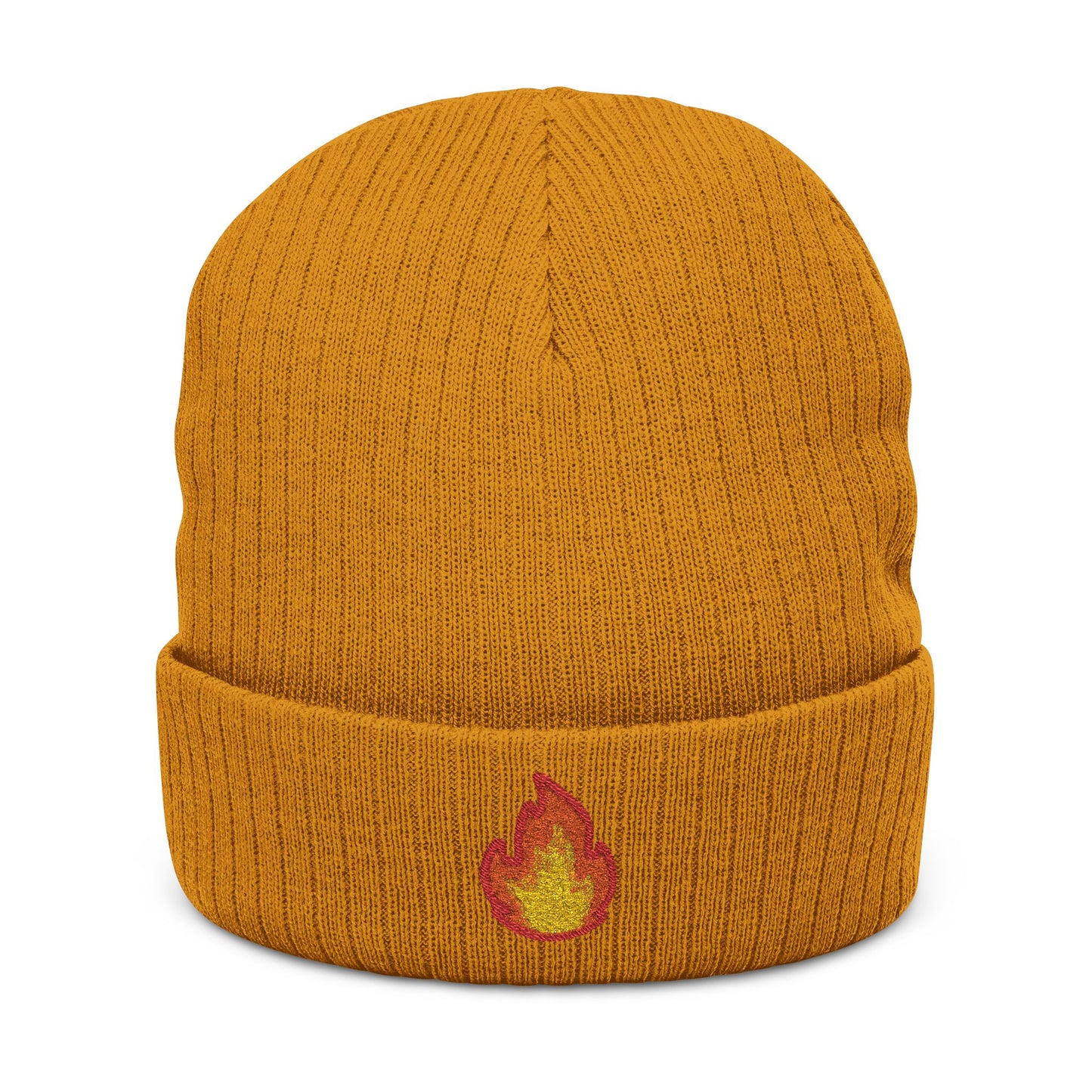 Ribbed Knit Beanie (Embroidery)