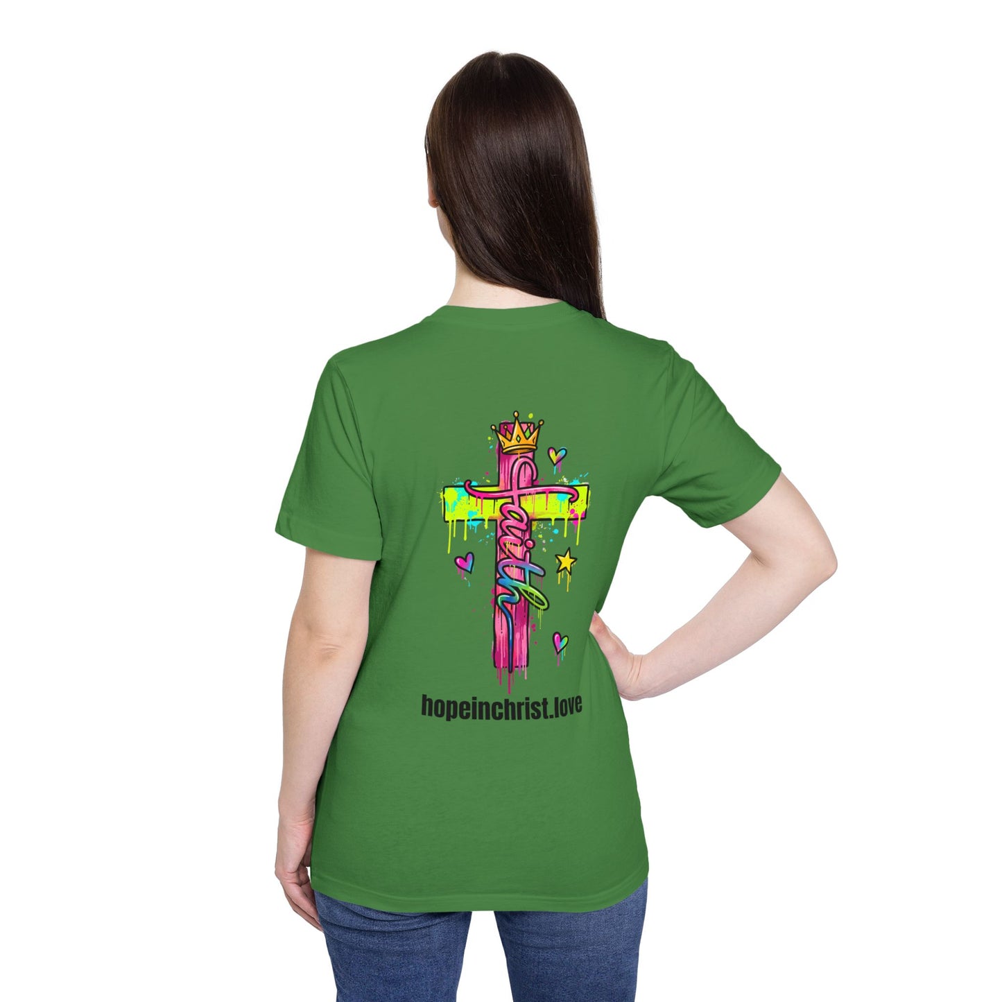God Never Leaves You T‑Shirt — Hebrews 13:5 Inspirational Christian Tee