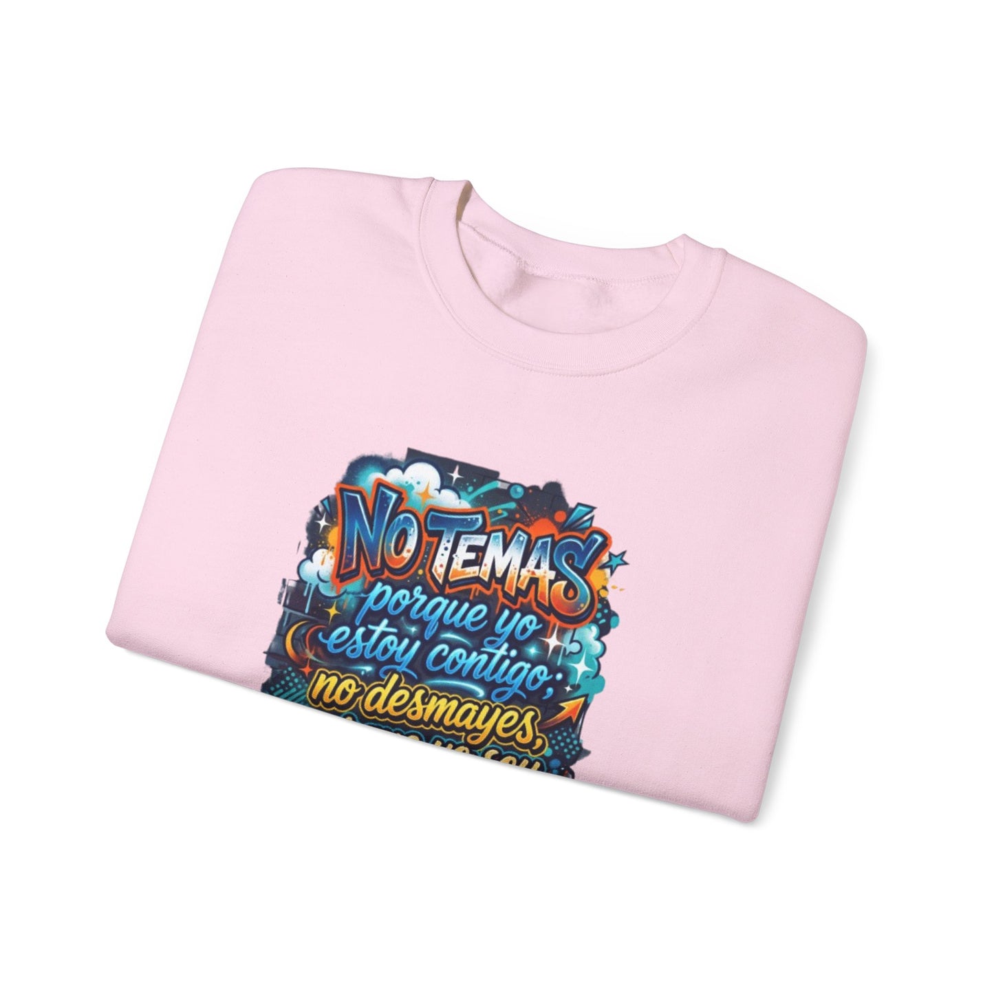 Sweatshirt — "No temas" Spanish Faith Crewneck (Isaías 41:10)