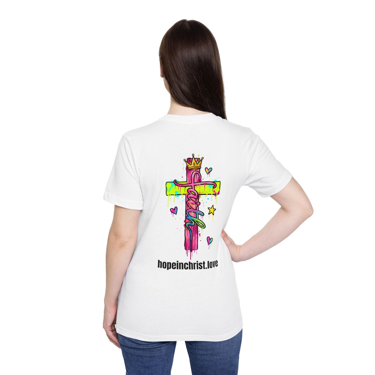 God Never Leaves You T‑Shirt — Hebrews 13:5 Inspirational Christian Tee