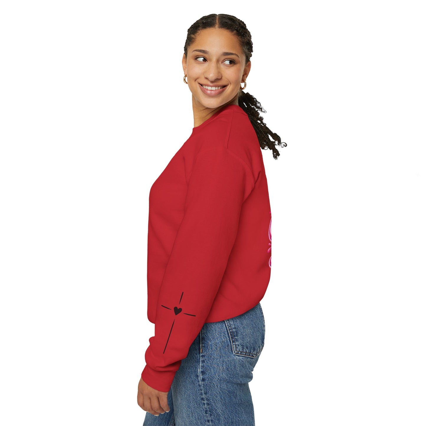 Hope Crewneck Sweatshirt — "Hope: Jesus never leaves you" Christian Faith Pullover