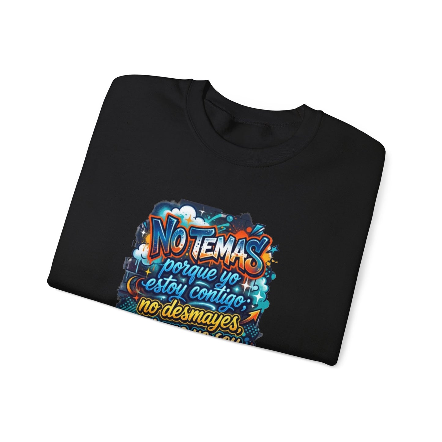 Sweatshirt — "No temas" Spanish Faith Crewneck (Isaías 41:10)