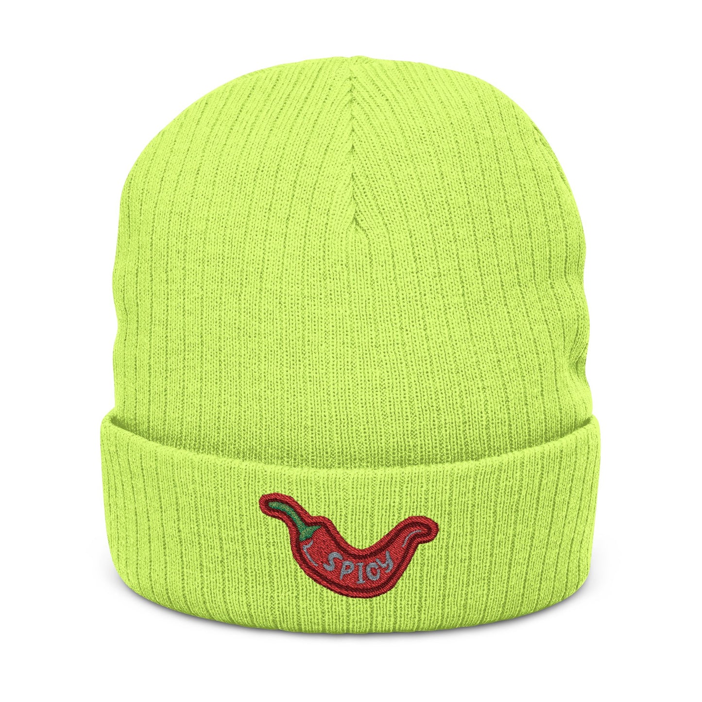 Ribbed Knit Beanie (Embroidery)