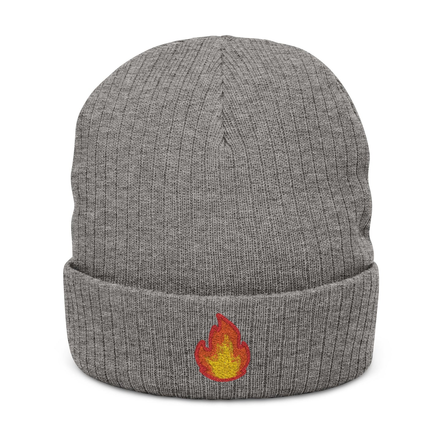 Ribbed Knit Beanie (Embroidery)