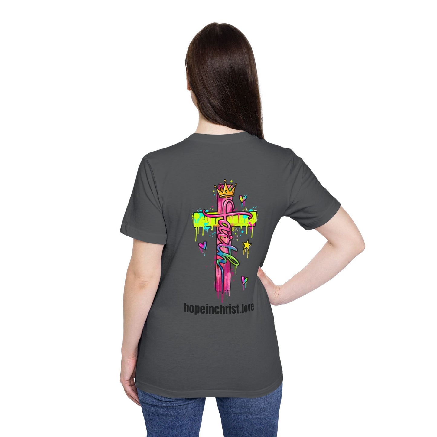 God Never Leaves You T‑Shirt — Hebrews 13:5 Inspirational Christian Tee