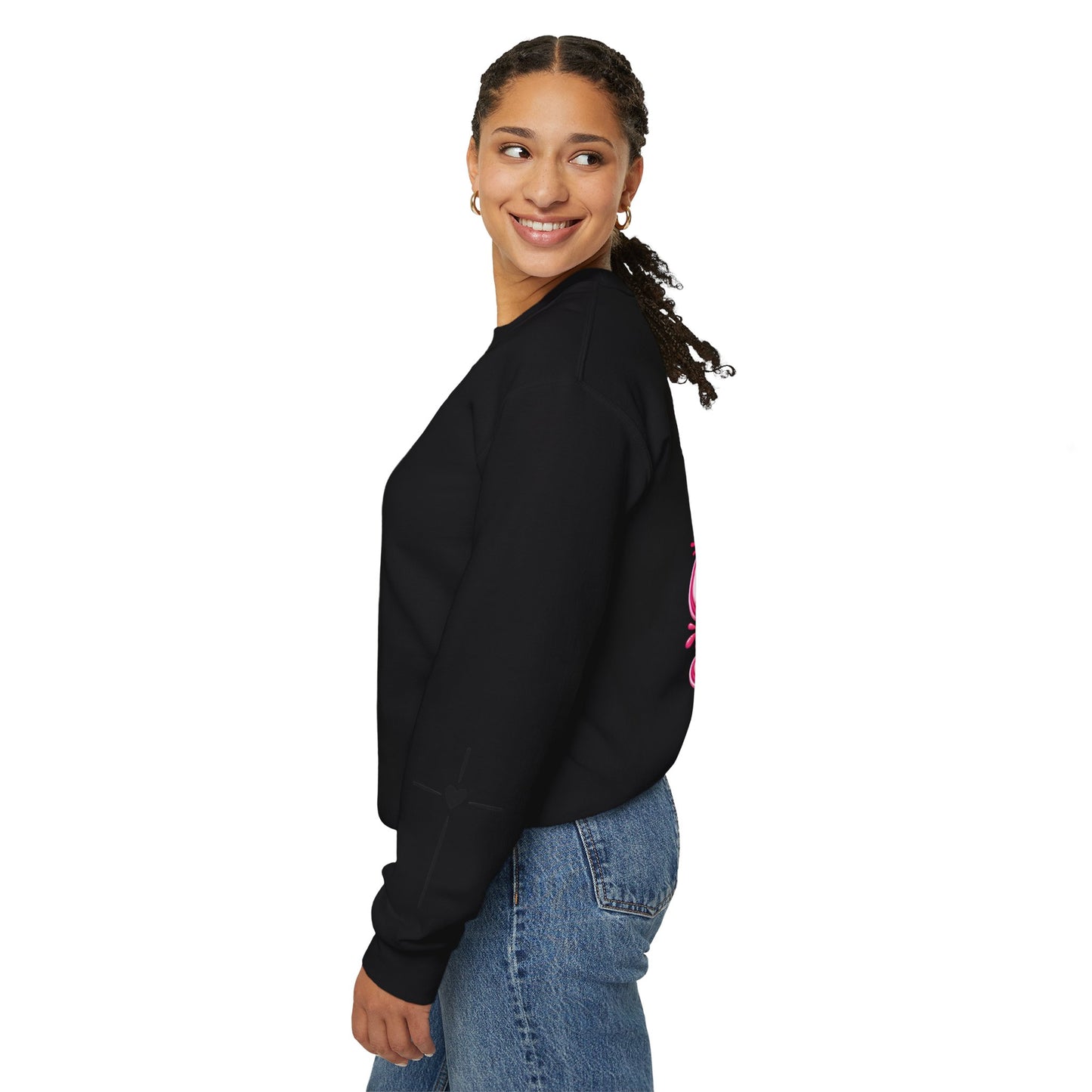 Hope Crewneck Sweatshirt — "Hope: Jesus never leaves you" Christian Faith Pullover