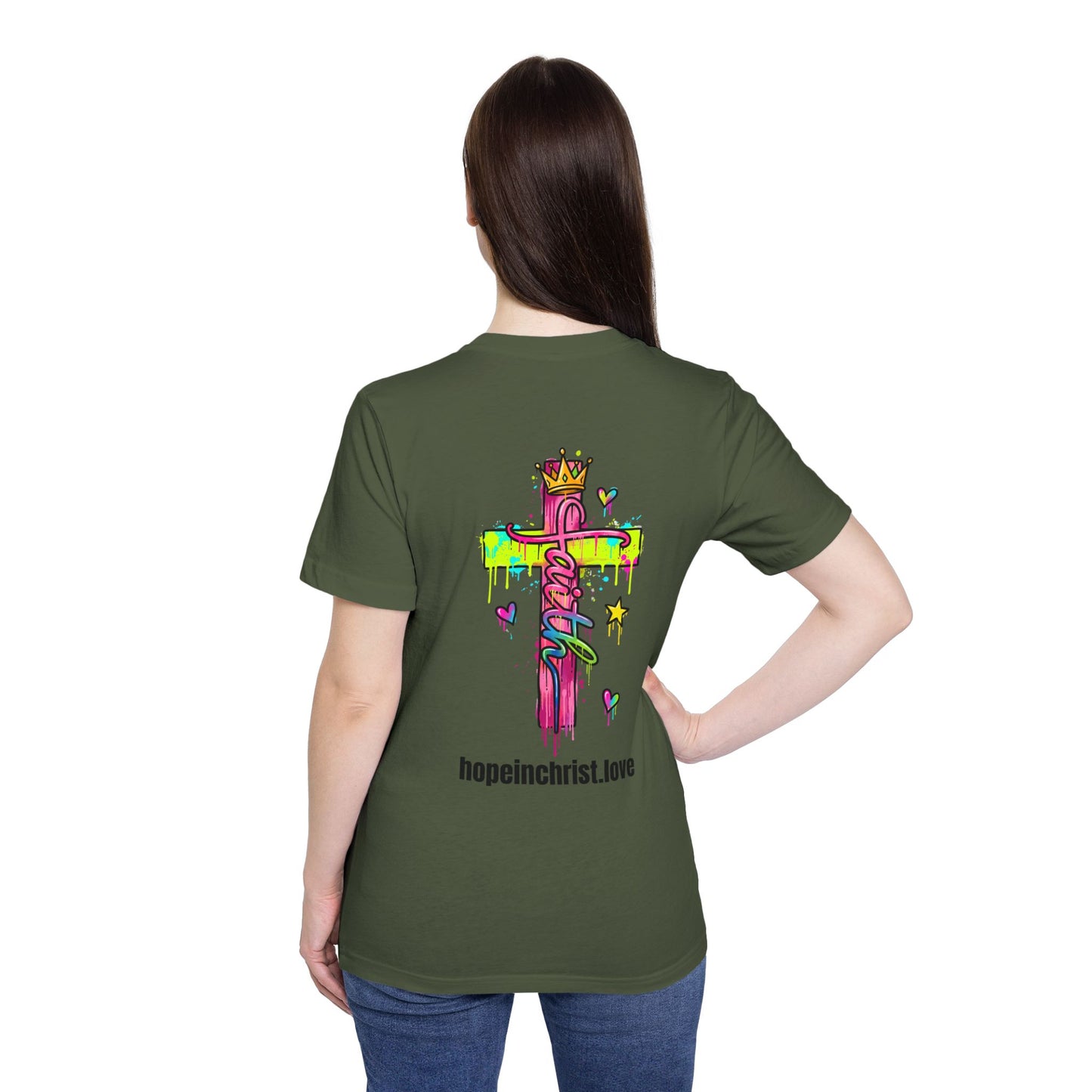 God Never Leaves You T‑Shirt — Hebrews 13:5 Inspirational Christian Tee