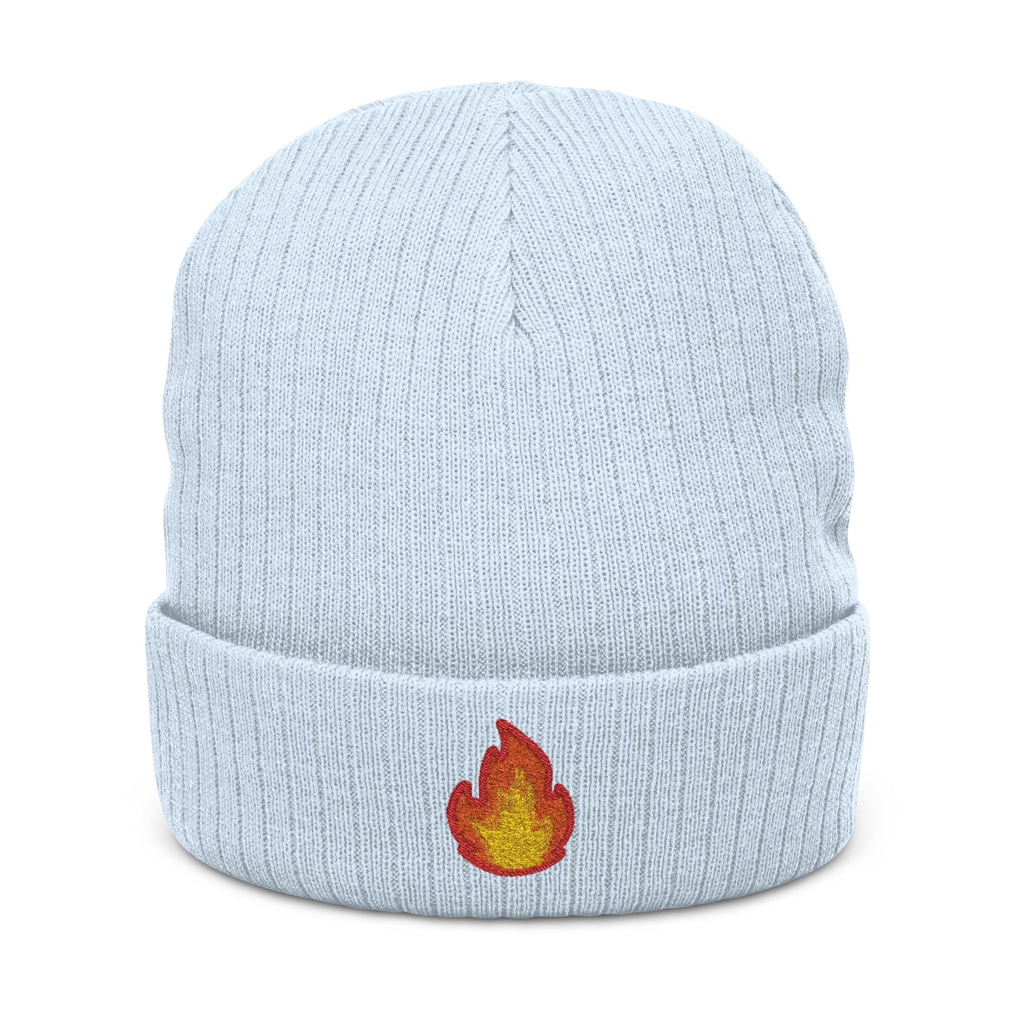 Ribbed Knit Beanie (Embroidery)