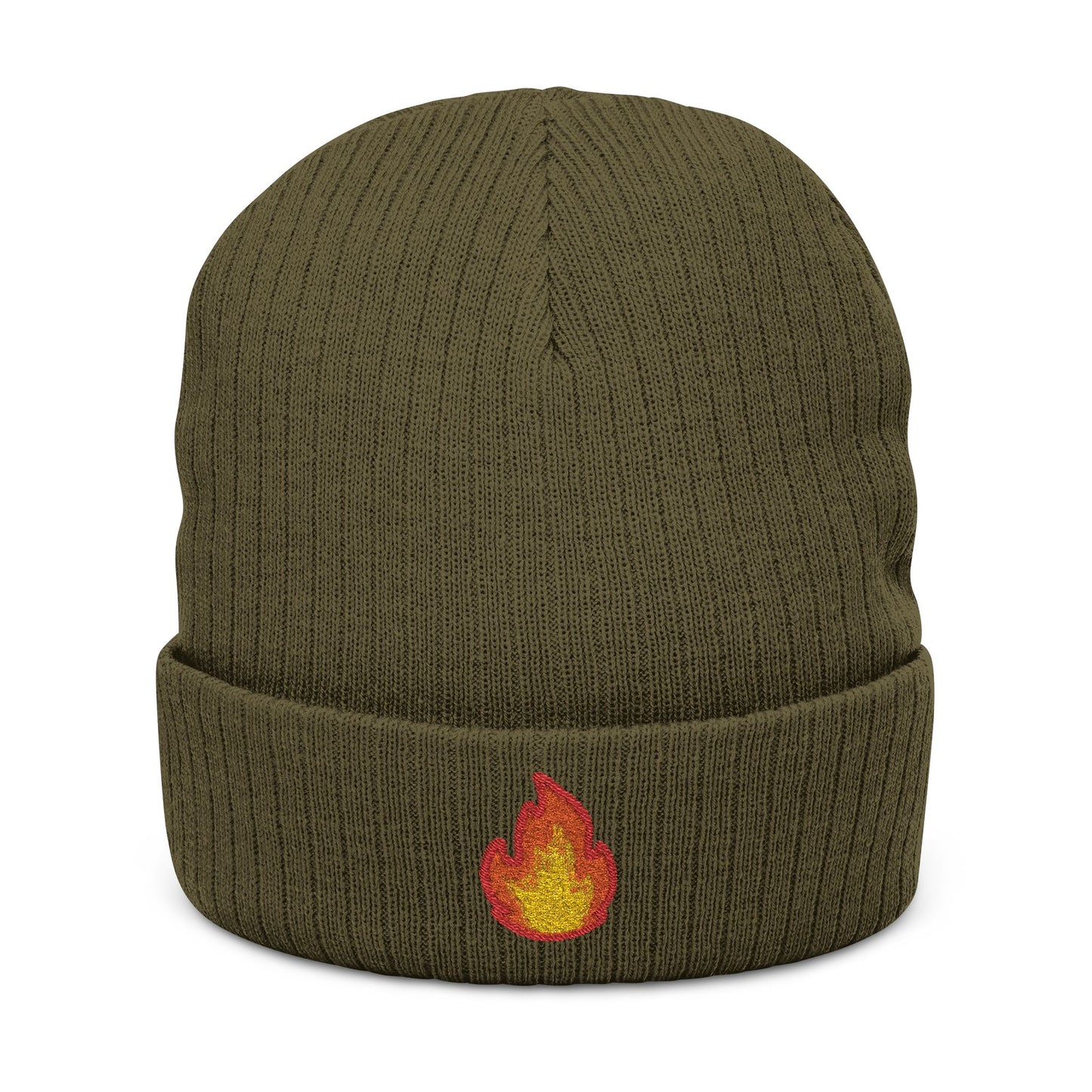 Ribbed Knit Beanie (Embroidery)
