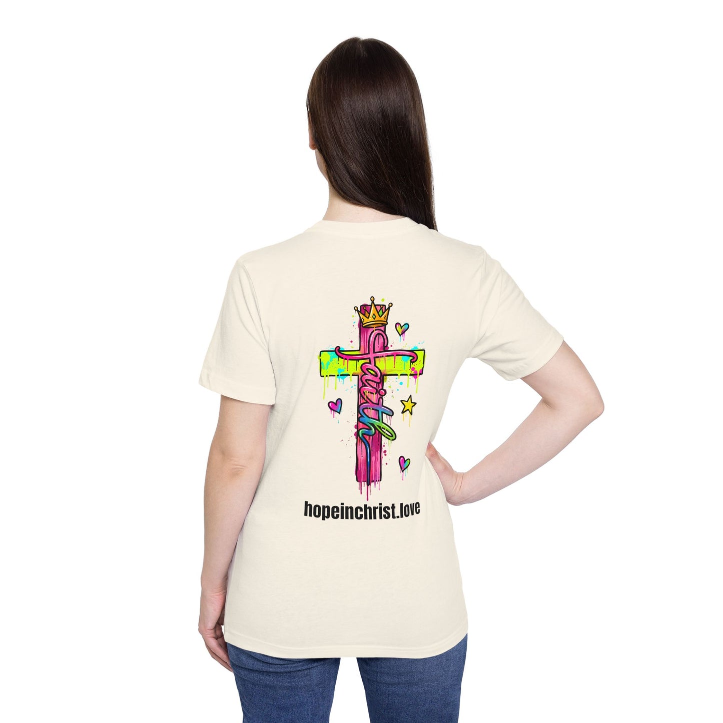 God Never Leaves You T‑Shirt — Hebrews 13:5 Inspirational Christian Tee