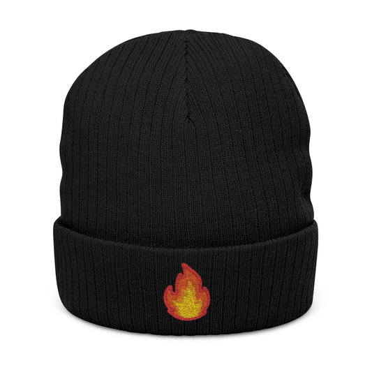 Ribbed Knit Beanie (Embroidery)