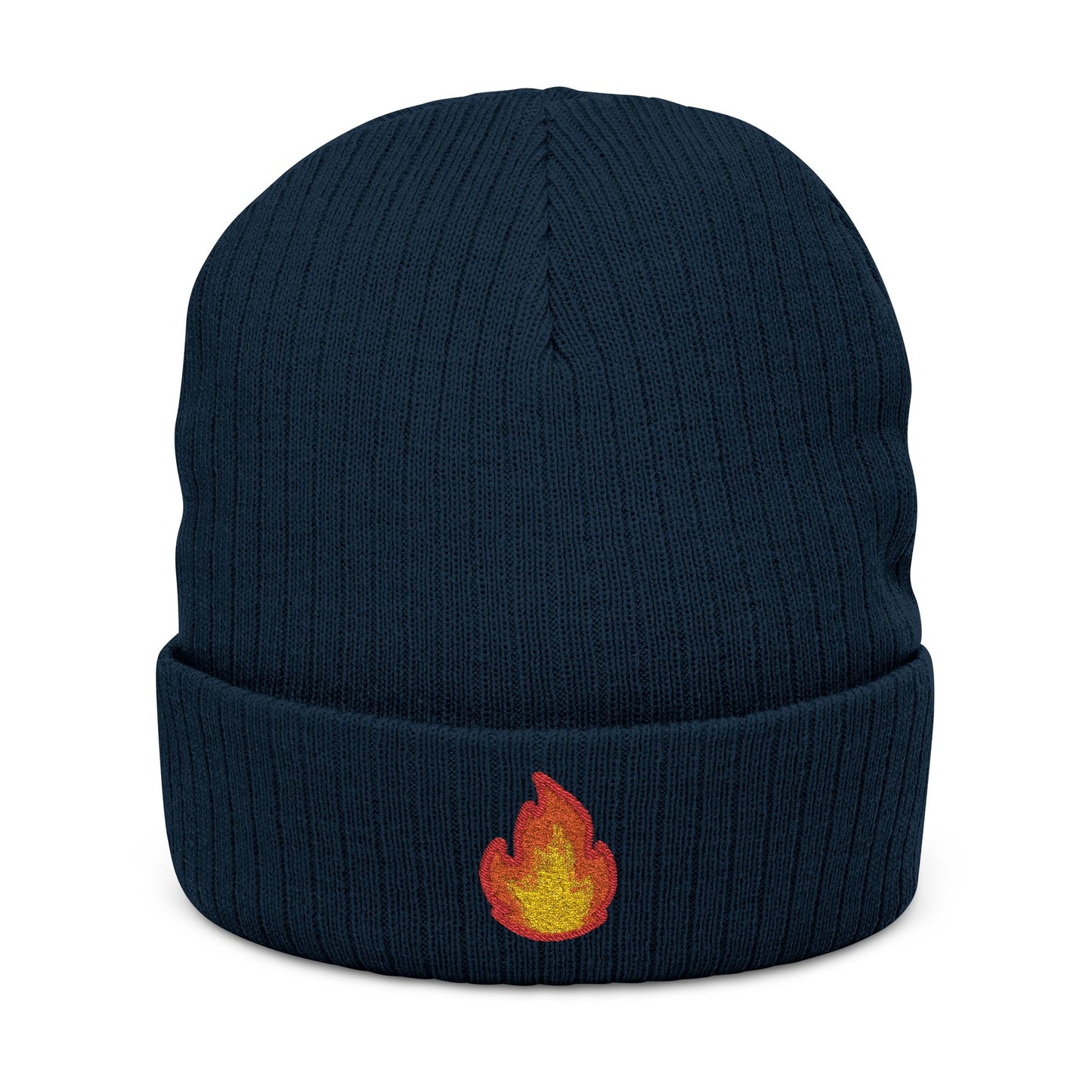 Ribbed Knit Beanie (Embroidery)