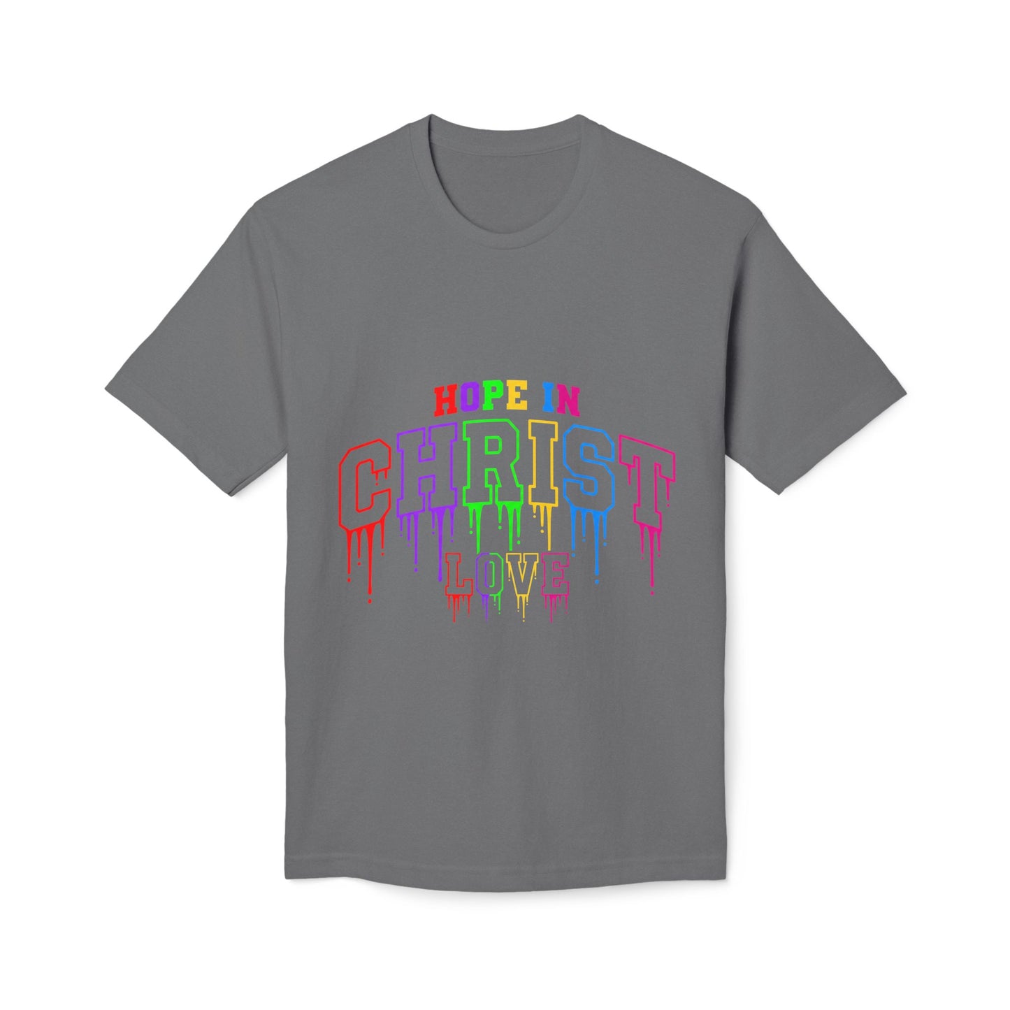 Hope in Christ Rainbow Drip T-Shirt