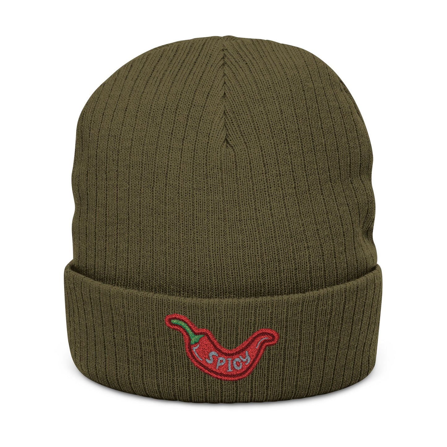 Ribbed Knit Beanie (Embroidery)