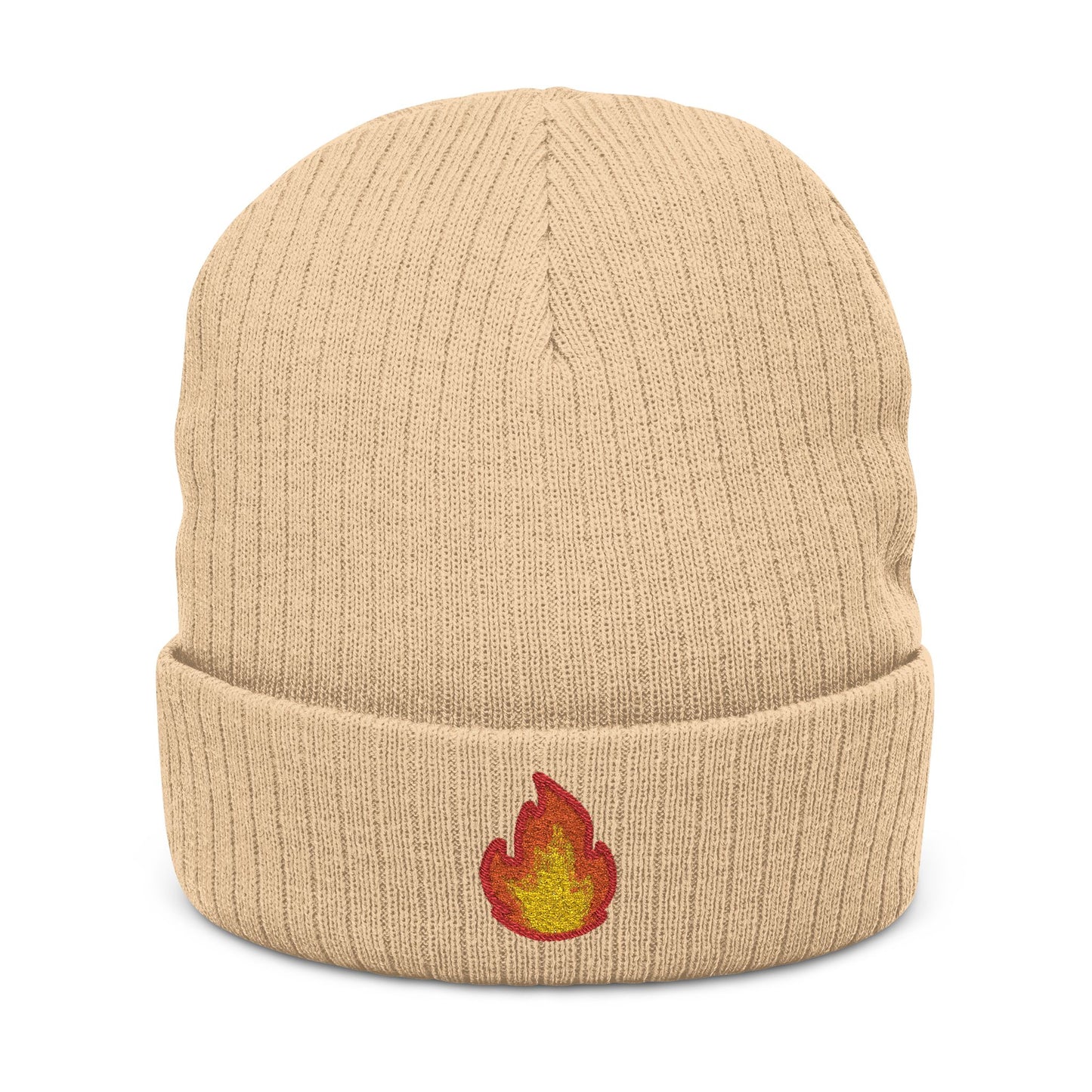 Ribbed Knit Beanie (Embroidery)