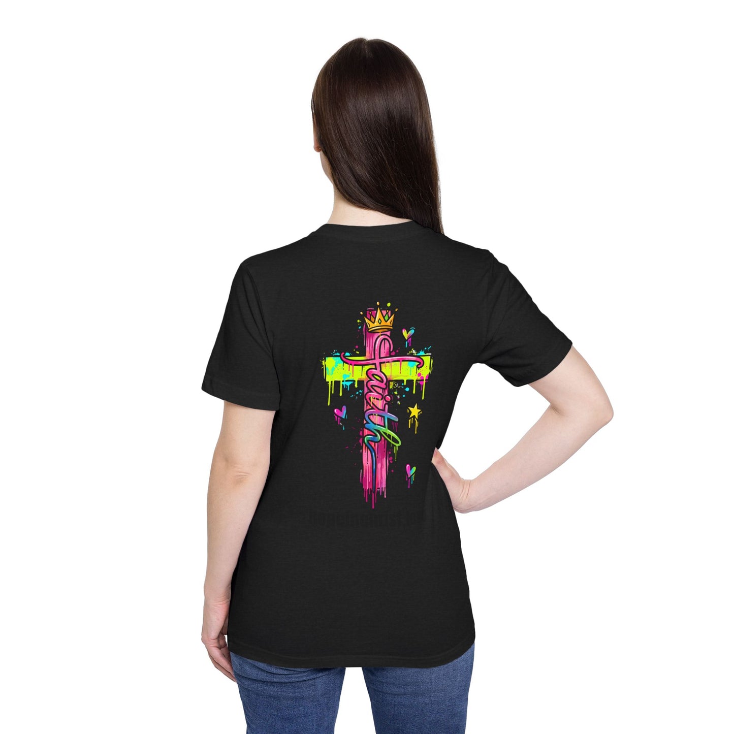 God Never Leaves You T‑Shirt — Hebrews 13:5 Inspirational Christian Tee