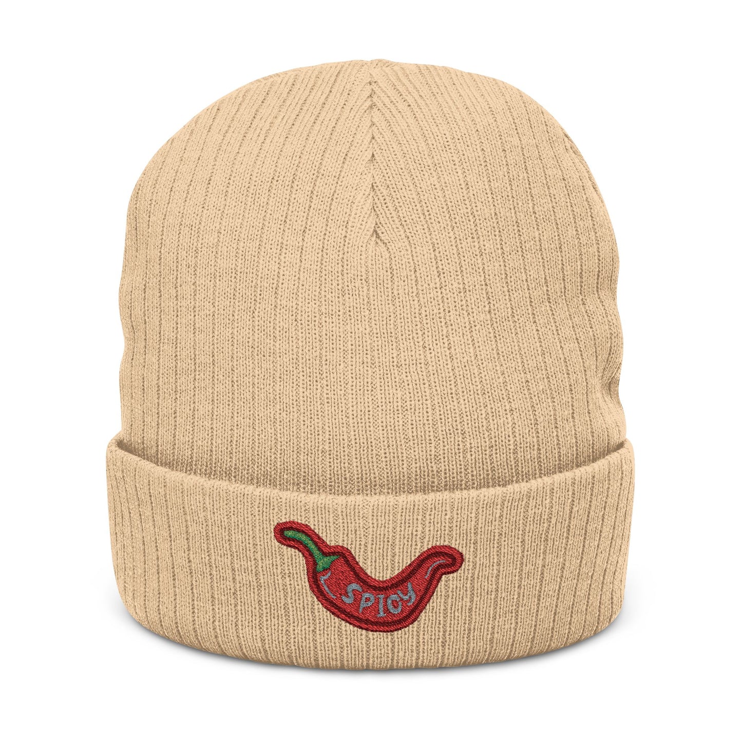 Ribbed Knit Beanie (Embroidery)