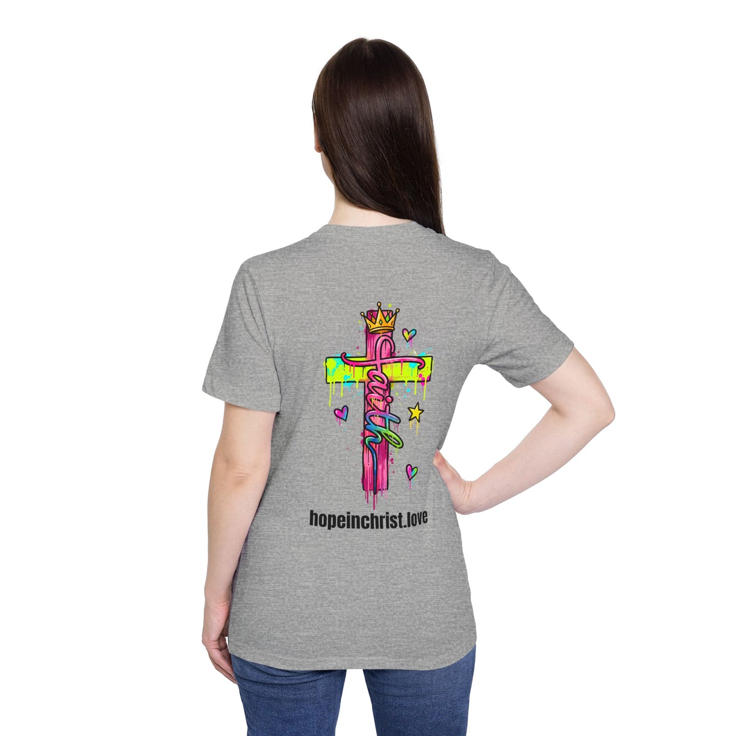 God Never Leaves You T‑Shirt — Hebrews 13:5 Inspirational Christian Tee