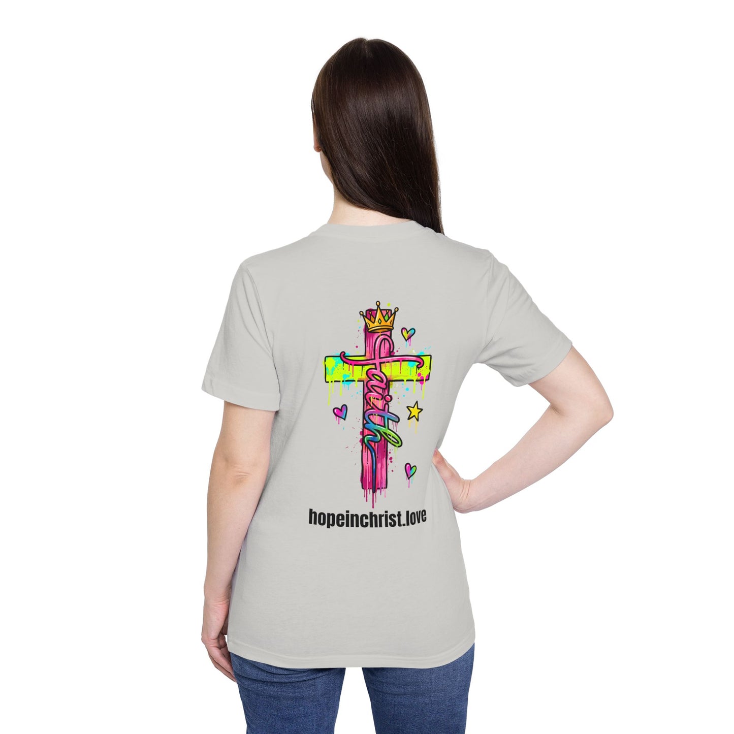 God Never Leaves You T‑Shirt — Hebrews 13:5 Inspirational Christian Tee